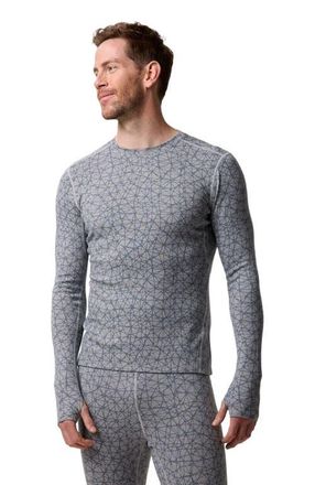Backcountry Cedars Rws Merino Mid-Wt Baselayer Crew Top - Mens in Goat Path Print at Nordstrom, Size Xx-Large