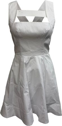 Staud Staud Mini Teresa Dress in White Cotton