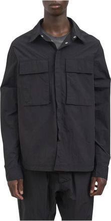 Thom Krom Technische Stof Shirt - Heren - Casual Overhemden - Zwart - S - Overhemden