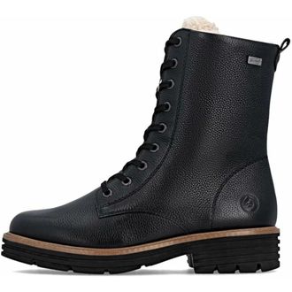 Rieker Veterenkelboot - Dames - Schoenen - Zwart - Maat: 39 EU Leer