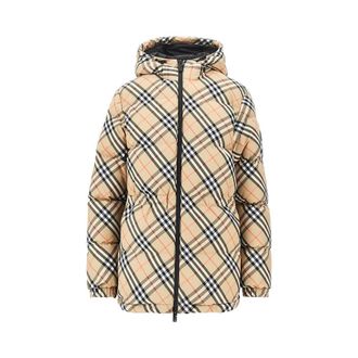 Burberry Check nylon down jacket Woman S