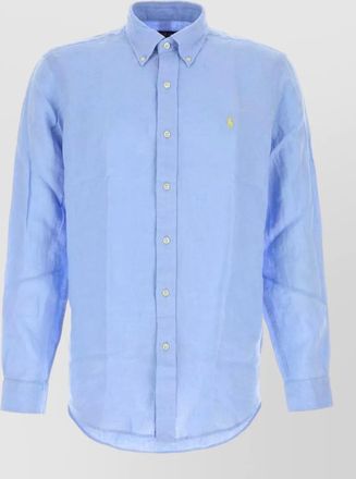 Polo Ralph Lauren linen shirt long sleeves button down collar