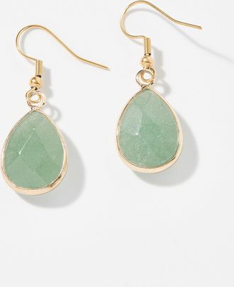 Simons Womens Translucent stone earrings