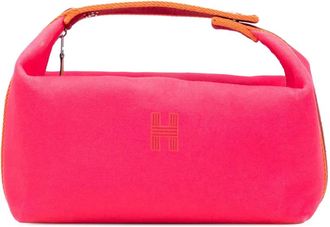 Hermès Trousse Bride A Brac grande in tela 2020-2025 - Rosa