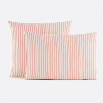 La Redoute Interieurs Katoenen kussensloop, Soizic koraal