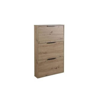 OEM Scarpiera 3 Ribalte Slim Cm. 65x15x105 H Rovere A