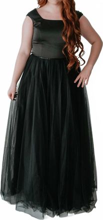 Madison James Kiana Gown In Black