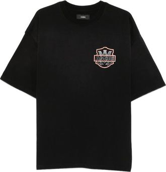 Amiri Crystal-embellished Logo-print T-shirt