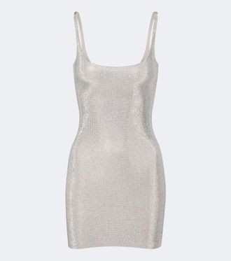 Gucci Crystal-embellished minidress