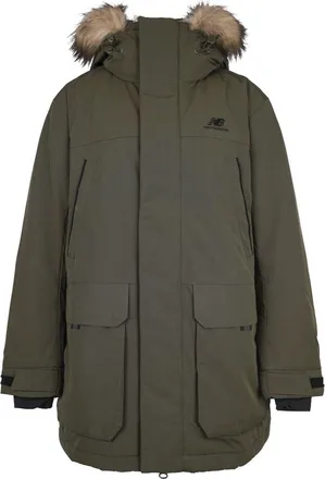 New Balance Warm Long Down Parka Asia Sizing Olive Green NPA46011-KH