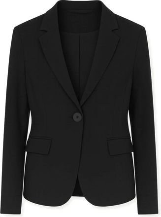 2-Biz Zwarte Illie Blazer met zakkleppen - Dames - Blazers - Zwart - XS - Polyester - Jassen
