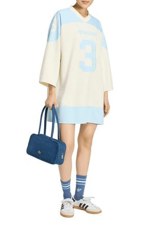 adidas Originals Hockey Jersey Dress in Ice Blue at Nordstrom, Size X-Large