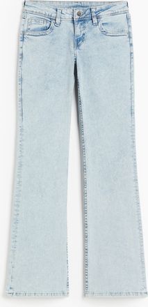 H&M Flared Low Jeans - Blue