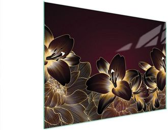 OEM Placa Protectora De Vidrio Para Estufa 70x52 Orqu&iacute;dea