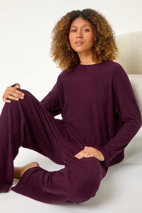 Roman Brushed Rib Lounge Set