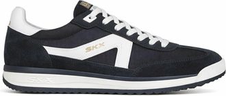 Skechers Skx 92 - Spective Mens Court Trainers Black/white Suede - Size UK 10.5