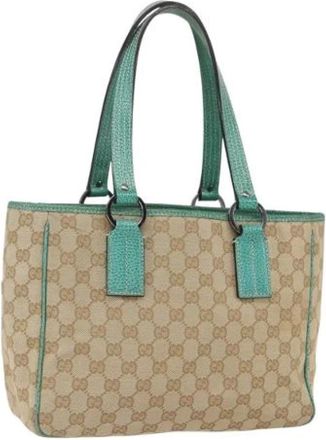 Gucci Pre-owned Handbags, female, Multicolor, Size: ONE SIZE Pre-owned Canvas Handbag