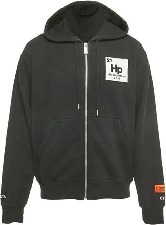 Heron Preston Hoodie met grafische print - Zwart