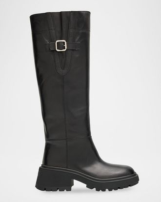 Jimmy Choo London 70mm Tamskin Leather Over-The-Knee Boots