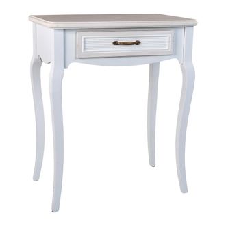 Wanderlust Deco Recibidor De Madera Blanco 60x40x72,5
