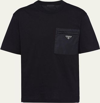 Tシャツ・カットソー Prada Black Cotton T-Shirt 0400020236711_BLACK_A1?wid=600