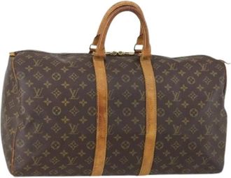 Louis Vuitton Pre-owned Weekend Bags, female, Brown, Size: ONE SIZE Pre-owned Weekend Bag