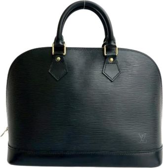Louis Vuitton Pre-owned Handbags, female, Black, Size: ONE SIZE Pre-owned Vintage Handbag