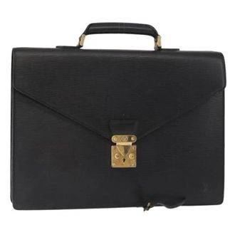 Louis Vuitton Pre-owned Vintage Handtas - Dames - Pre-owned - Zwart - Maat: ONE Size Leer