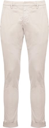 Dondup Ivory Gaubert Cotton Chino Pants