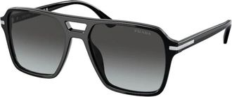 Prada PR 20Ys 1Ab 06T Zonnebrillen - Heren - Zonnebrillen - Zwart - 55 MM - Accessoires