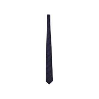 Brunello Cucinelli Zijden das 7-5 - Heren - Accessoires - Blauw - Maat: ONE Size Zijde