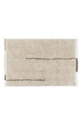 Lorena Canals Wollable Autumn Breeze Washable Wool Rug in Brown Tones at Nordstrom, Size Large