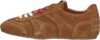 Shabbies Amsterdam Ciska Base Sneakers - Dames - Sneakers - Bruin - 37 EU - Leer - Schoenen
