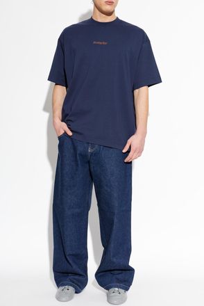 VETEMENTS T-shirt With Print, Mens, Navy Blue