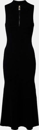 Victoria Beckham Mira ribbed-knit midi dress