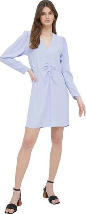 Benetton Mini Jurk - Dames - Korte kleedjes - Blauw - S - Kleedjes