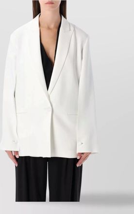 Alberta Ferretti modern blazer peak lapels