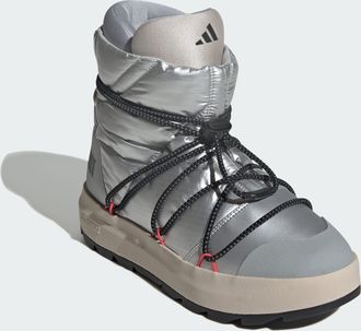 adidas Unisex x MOON BOOT ACE MID - Silver - Size UK 5.5