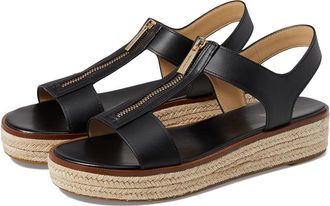 Michael Kors Berkley Espadrille Womens Sandals Black : 7.5 M, Leather