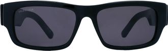 Balenciaga Grey Rectangular Mens Sunglasses BB0261SA 001 57