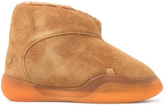 ERL Vamp Natural Suede Ankle Boots