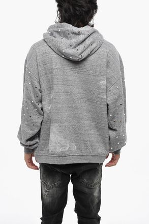 Dsquared2 Felpa Hoodie TINY MIRROR con Zip Frontale Dsquared2