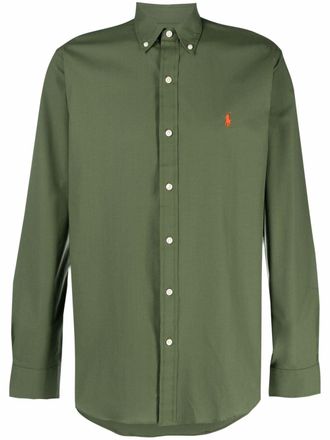 Polo Ralph Lauren long-sleeve buttoned collar shirt - Green