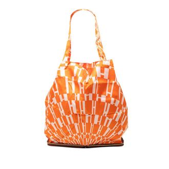 Herm&egrave;s Pre-owned Hermes H Logo Silky Pop Folding Pouch Tote Ladies UN98ENCSR2I23JHS