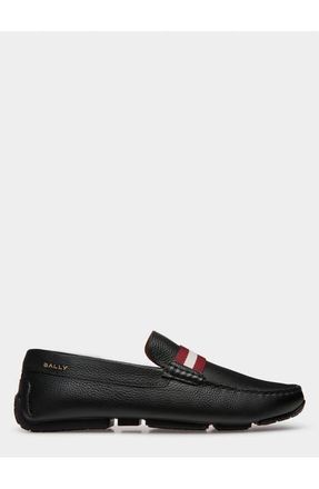 Bally Pilot Driver In Grained Bovine Leather in Black at Nordstrom, Size 43.5