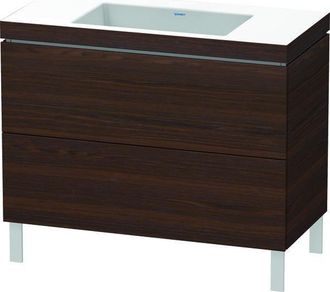 Duravit Lavabo Para Muebles Duravit L-cube C-bonded Con Base Sobre El