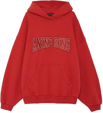 Anine Bing Harvey Logo-embroidered Hoodie