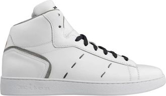 Kiton Leren Sneakers - Heren - Sneakers - Wit - 40 EU - Leer - Schoenen