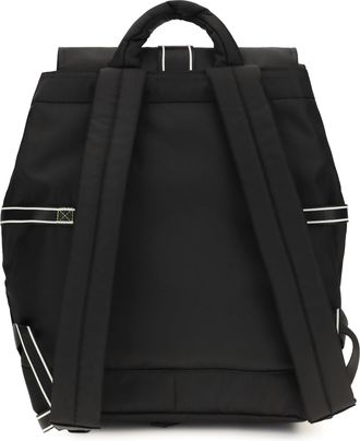 Ganni Womens Re-Tech Backpack Black Backpacks