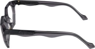Yohji Yamamoto LOOK011 Geometric Acetate Eyeglasses - Grey